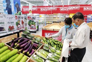 Các siêu thị đã hoạt động trở lại