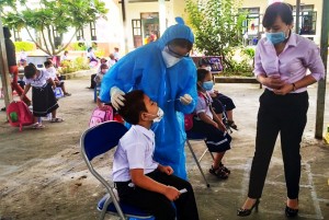 Khánh Vĩnh: Một số trường đi học trở lại
