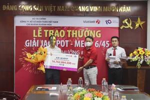 Trao giải Jackpot trị giá hơn 16,7 tỷ đồng