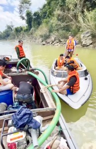 Nỗ lực chống khai thác cát trái phép trên sông Cái