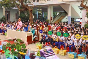 Ngày hội văn hóa đọc ở Trường Tiểu học Phương Sài