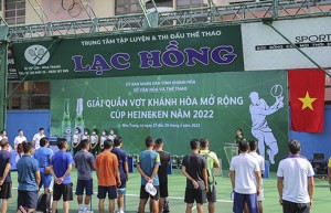 Hơn 200 vận động viên tranh tài Giải Quần vợt Khánh Hòa mở rộng - Cúp Heineken 2022