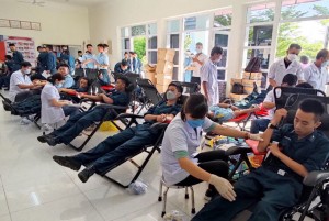 Sư đoàn 377: Hơn 500 người tham gia hiến máu tình nguyện