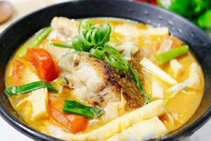 Canh chua cá rô phi thanh đạm giải nhiệt ngày đầu tuần