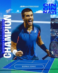 Borna Coric: Lập nên kỳ tích tại Cincinnati Open