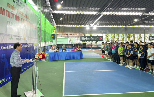 Giải Pickleball các nhóm tuổi tỉnh Khánh Hòa - Cúp Duy Trang Group 2024: Hơn 200 vận động viên tranh tài