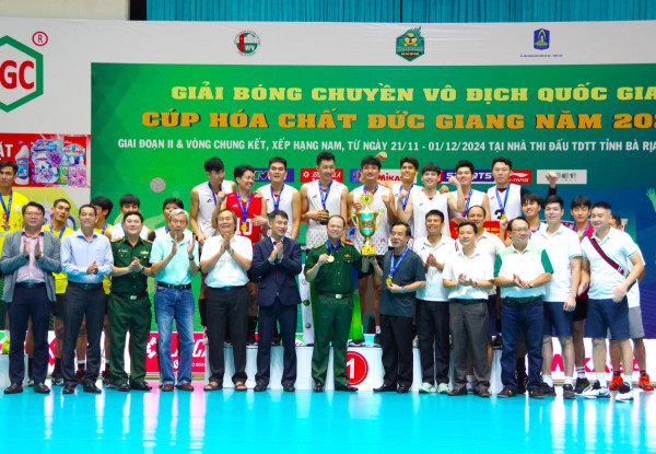 Sanest Khánh Hòa giành á quân Giải bóng chuyền vô địch quốc gia 2024