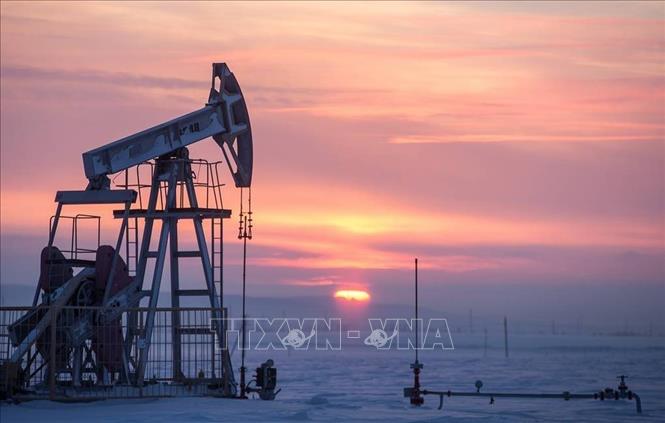 Cơ sở lọc dầu ở thành phố Almetyevsk, Liên bang Nga. Ảnh: TASS/TTXVN