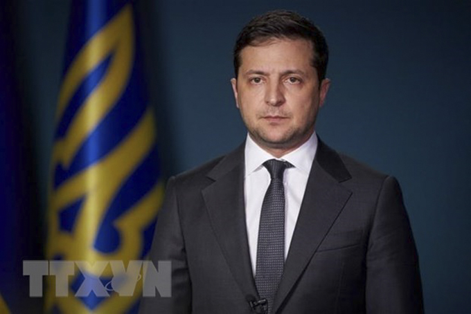 Tổng thống Ukraine Volodymyr Zelenskiy. (Ảnh: AFP/TTXVN)