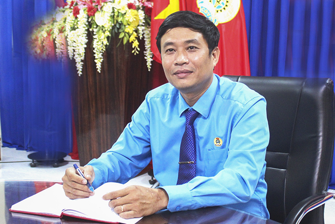 Ông Bùi Thanh Bình - Chủ tịch Liên đoàn Lao động tỉnh Khánh Hòa