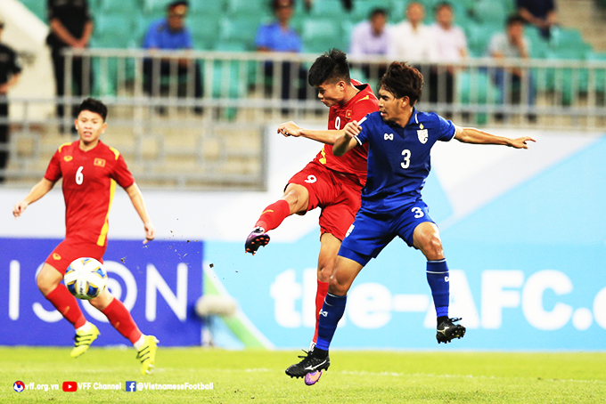 Trận đấu giữa U23 Việt Nam và U23 Thái Lan. Nguồn: VFF
