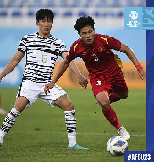 U23 Việt Nam hòa 1-1 U23 Hàn Quốc (nguồn: afc)