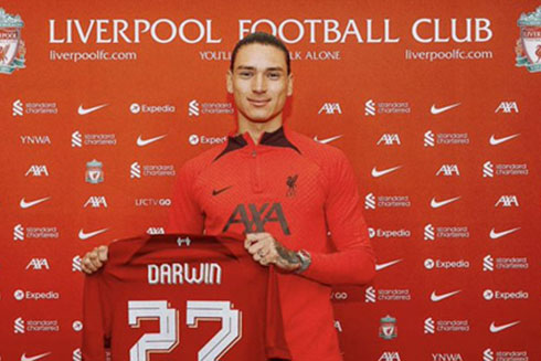 Darwin Nunez là bản hợp đồng bom tấn đầu tiên của Liverpool trong kỳ chuyển nhượng Hè 2022.