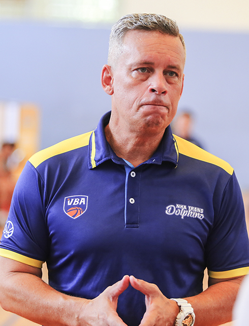 ông Todd Purves - Huấn luyện viên trưởng đội bóng Nha Trang Dolphins