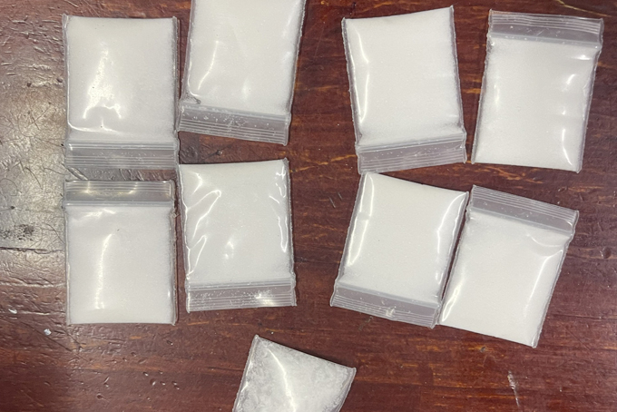 Loại ma túy mới trá hình đường tinh luyện vừa bị lực lượng chống tội phạm về ma túy Công an TP. Nha Trang thu giữ. 
