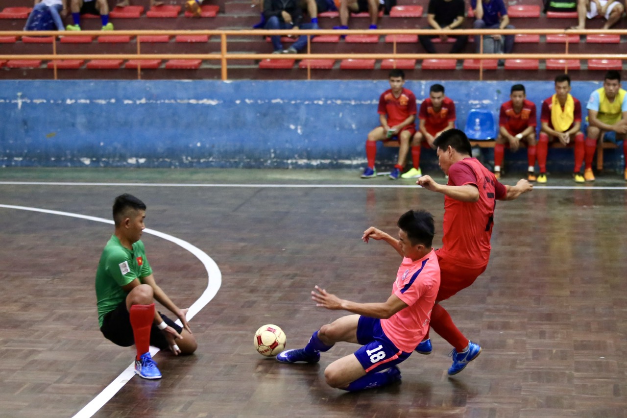 Các đội thi đấu tại giải futsal tỉnh.